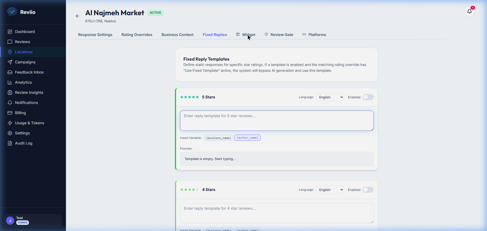 Screenshot of Share Your Link