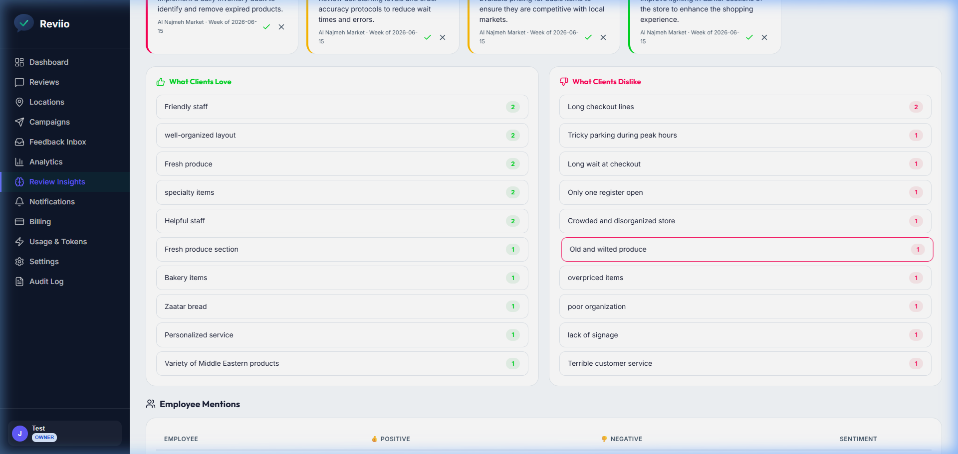 Screenshot of Identify Key Topics