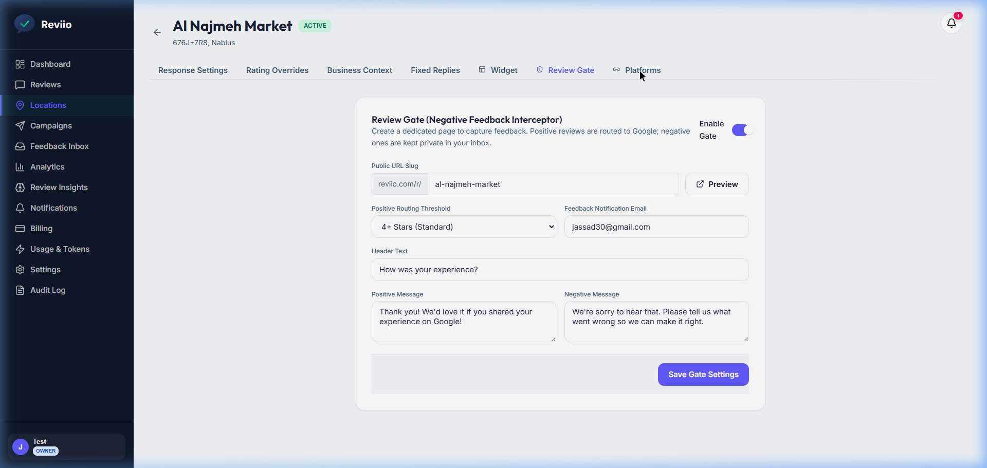 Screenshot of Assign Roles